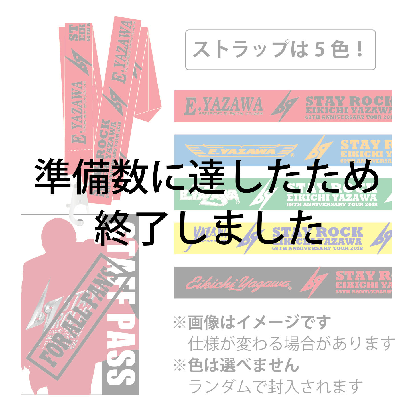 Blu-ray&DVD「STAY ROCK」DIAMOND MOON店舗/通信販売 限定盤 予約/購入特典「スタッフパスレプリカ＆ネックストラップ」